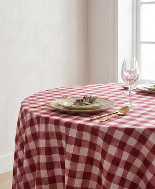 Mantel Red Checkers