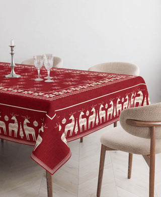 Mantel Red Scandinavian Christmas