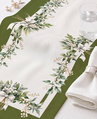 Camino de Mesa Green White Mistletoe
