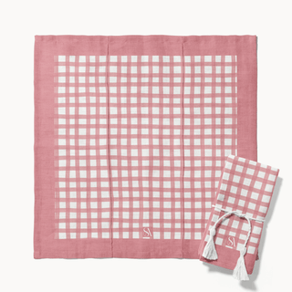 Servilleta Rose Checkers