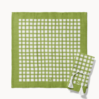 Servilleta Olive Checkers
