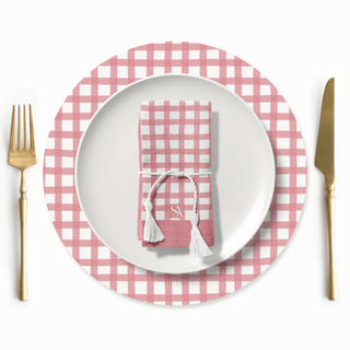 Servilleta Rose Checkers