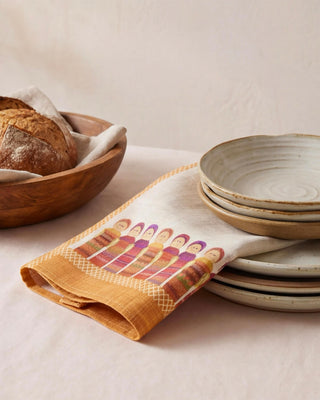 Individual Quitapenas Gold Sienna Linen / Set 2