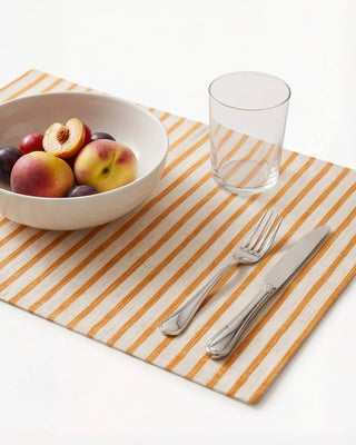 Individual Quitapenas Gold Sienna Linen / Set 2