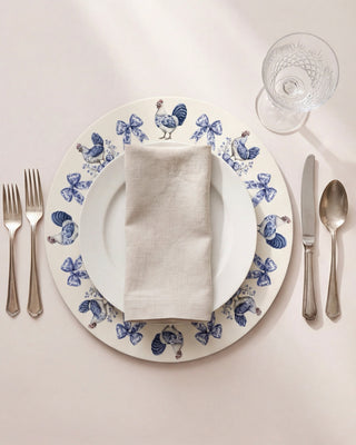 Funda de Bajaplato Red Farmhouse Toile