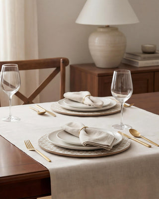 Funda de Bajaplato Soft Sand White Rattan