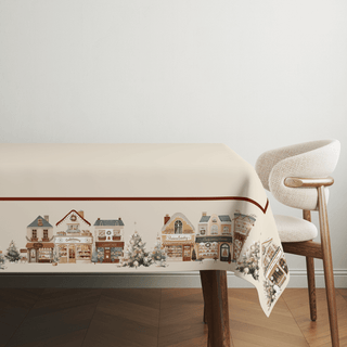 Christmas House Mantel Semi Impermeable
