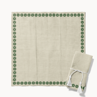 Green Scandinavian Christmas Servilleta