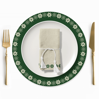 Green Scandinavian Christmas Servilleta