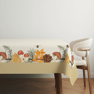 Mushroom Bees Mantel