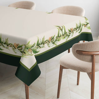 Green Garland Mantel Semi Impermeable