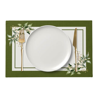 Green Mistletoe Individual Reversible Semi Impermeable