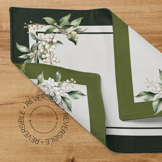 Green Mistletoe Individual Reversible Semi Impermeable