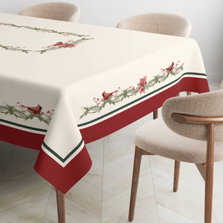 Red Cardinal Mantel Semi Impermeable
