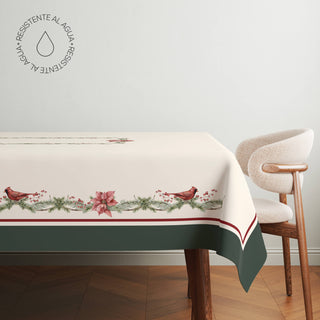 Green Cardinal Mantel Semi Impermeable