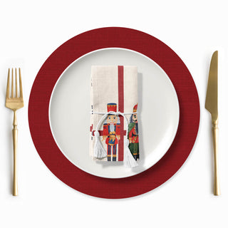 Cream Nutcracker Servilleta