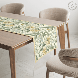 Soft Flower x William Morris Camino de Mesa Semi Impermeable