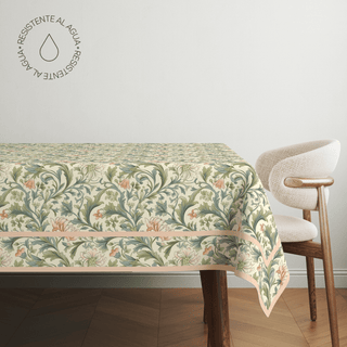 Soft Peach X William Morris Mantel Semi Impermeable