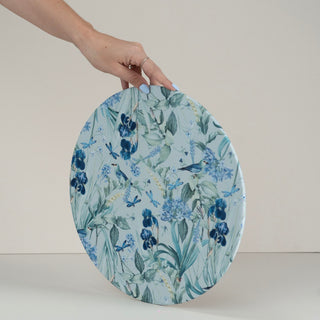 Mint Blossom Charger Plate Cover