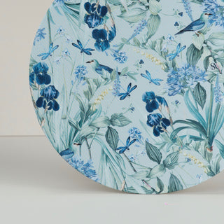 Mint Blossom Charger Plate Cover
