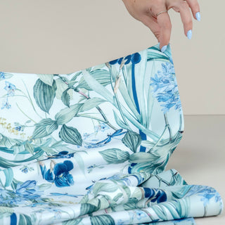 Mint Blossom Table Runner