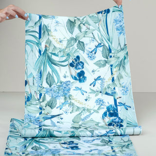 Mint Blossom Table Runner