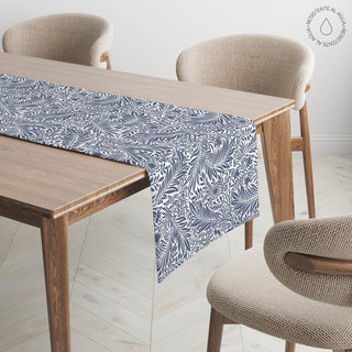 Lapis Larkspur X William Morris Camino de Mesa Semi Impermeable
