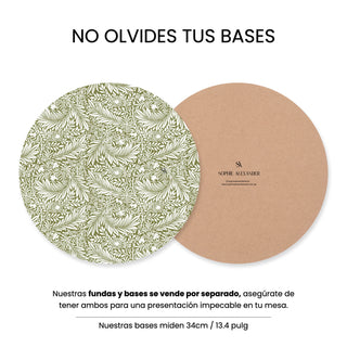 Fern Larkspur x William Morris Funda de Bajaplatos Semi Impermeable